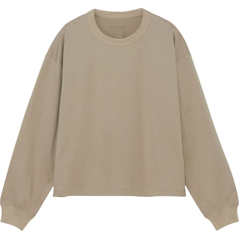 C3fit シースリーフィット リオプティマムプレーティングジャージ―クロップドロングスリーブティーシャツ ボディーケア ストレッチシャツ gcw45334-gd