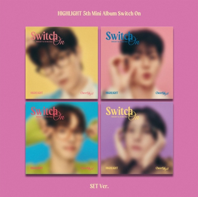 [4点セット]HIGHLIGHT THE 5th MINI ALBUM [Switch On]Digipack ver.