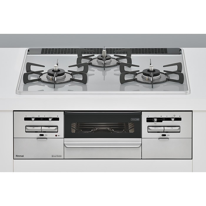 ビルトインガスコンロ 60cm プロパンガス用 パールクリスタル ミストグレー RS31W36P49RVW-LPG 67,580円