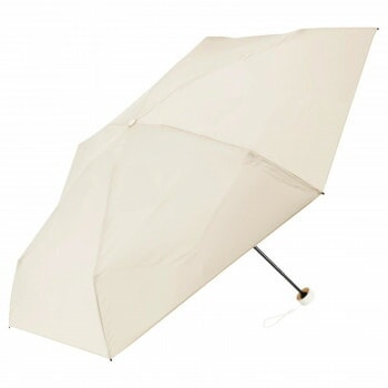 クイックシャット（R） ポケミニ（R） 折 50cm 折りたたみ傘 無地 ライトベージュ 4,377円