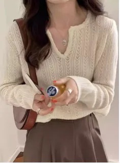 トップス ニット セーター レディース 長袖 キーネック かわいい 大人可愛い きれいめ シンプル カジュアル 上品 おしゃれ かっこいい こなれ感 ガーリー モード系 フォーマル ラブリー キュート