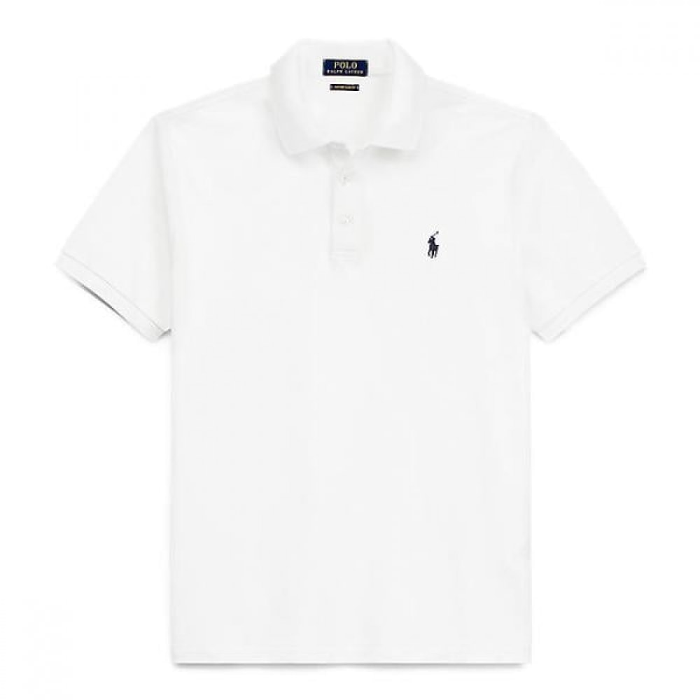 ポロラルフローレンメンズカスタムスリムフィットストレッチメッシュポロシャツ (MNPOKNI1N810191E86)