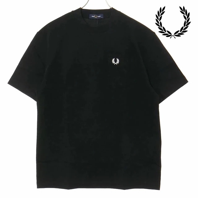 メンズ ポケットディテールTシャツ [M2408-102] トップス 半袖 ポケットTシャツ ブラック正規取扱店