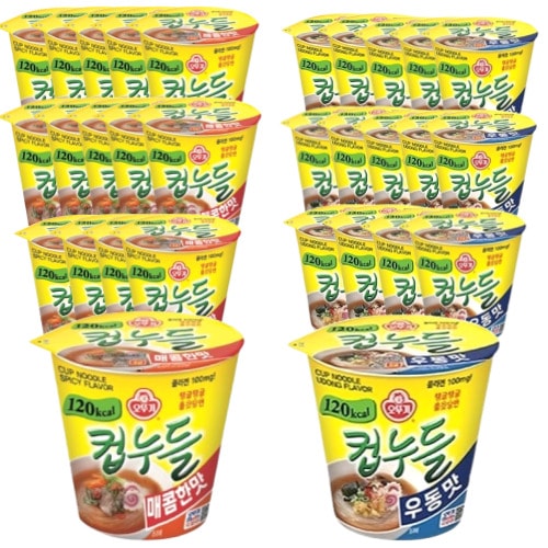 カップヌードル ピリ辛味 37.8g 15入+うどん味 38.1g 15入