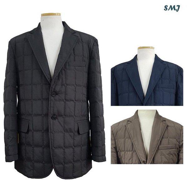 SMJ2080 男子刺繡入りパディングコンビ メンズカジュアルコンビジャケット