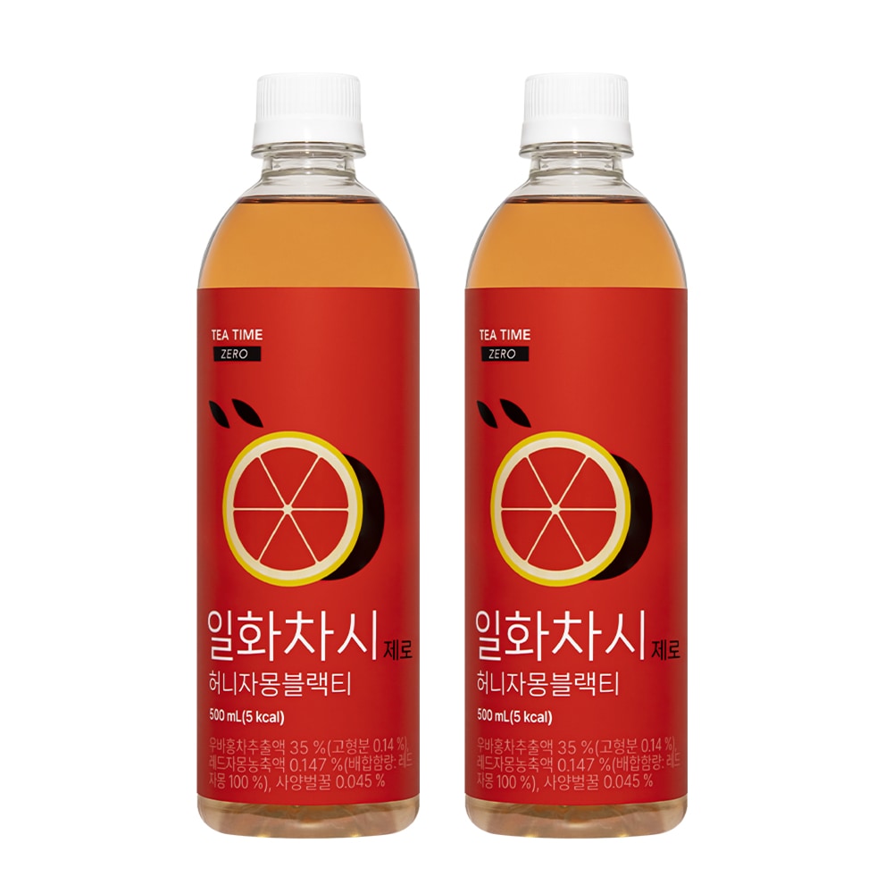 ［一和］日花茶時ZEROハニーグレープフルーツブラックティー 500ml X 20pet