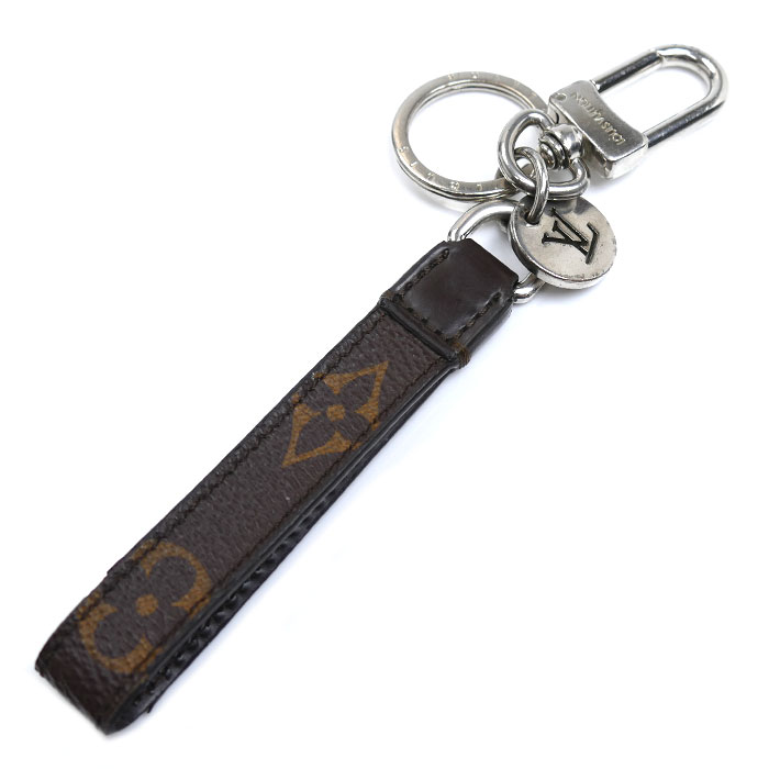 LOUIS VUITTON ルイ・ヴィトン ポルト クレ スリム ドラゴンヌ キーホルダー モノグラム ブラウン M77165 CX1221 ユニセックス 中古