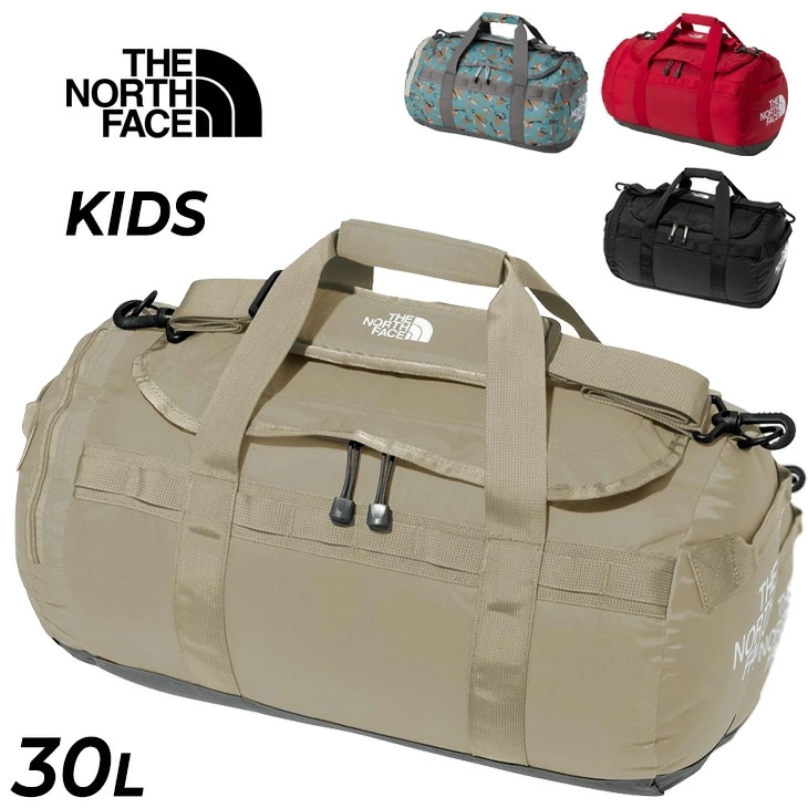 子ども用 ボストンバッグ 30L キッズ ナイロンダッフル30 ブランド アウトドア 中型 ドラムバッグ 多機能 ショルダー 手提げ 子供 ジュニア 小学生 キャンプ 林間学校 旅行/NMJ72353