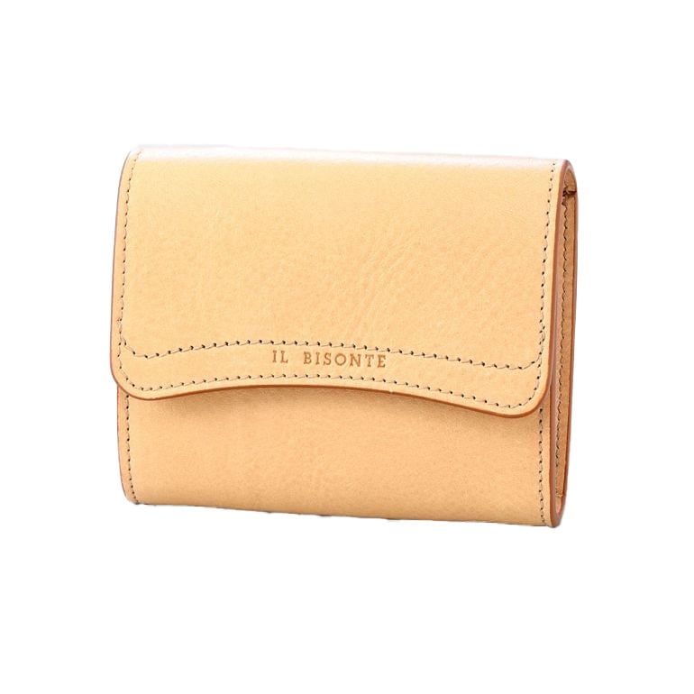 二つ折り財布 ミニ財布 メンズ レディース バケッタレザー ナチュラル SSW005PVX001 NA245H