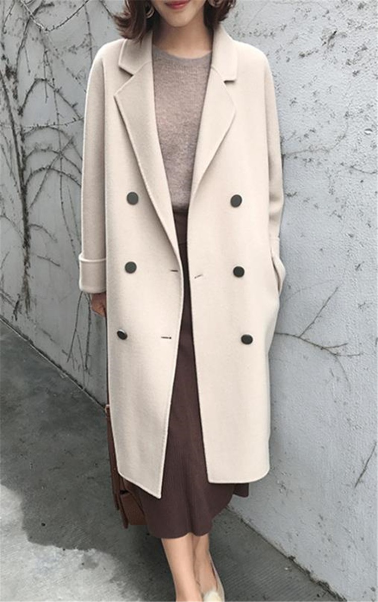 系 新品 チェスターコート 女性 中長セクション 冬 暖かい コート 激安セール 厚手 スリムフィッ