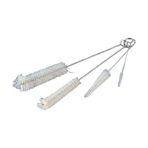 （まとめ） 遠藤商事 TKG 松田栄注ぎ口洗いブラシ4点セット JBLN101 1個 3セット