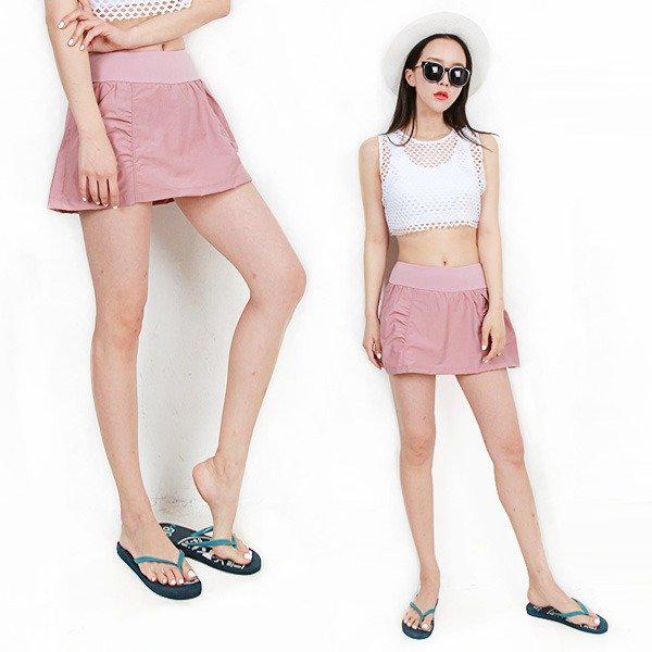 (BA)ラッシュプリーツスカートパンツ