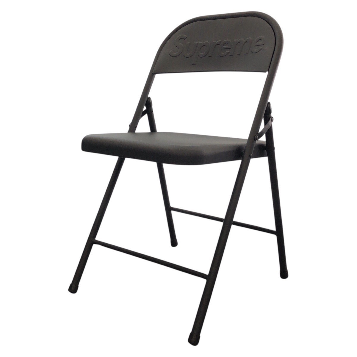 美品 Metal Folding Chair ブラック 黒 メタル 椅子 パイプ椅子 折り畳み椅子 メンズ 505575