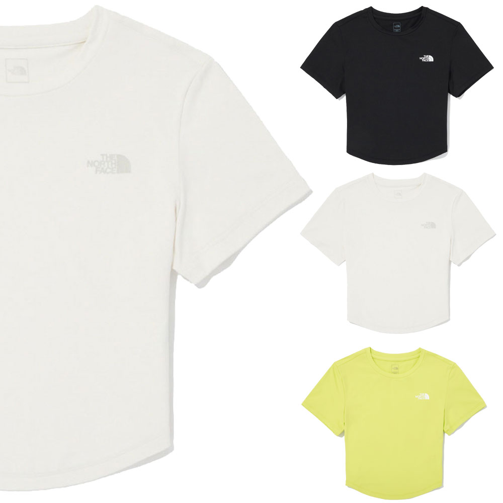 MTレディース アイスペースCROPT-シャツショートスリーブT-シャツ 夏服 半袖シャツW’S ICEPACE CROP S/S R/TEE NT7UQ33