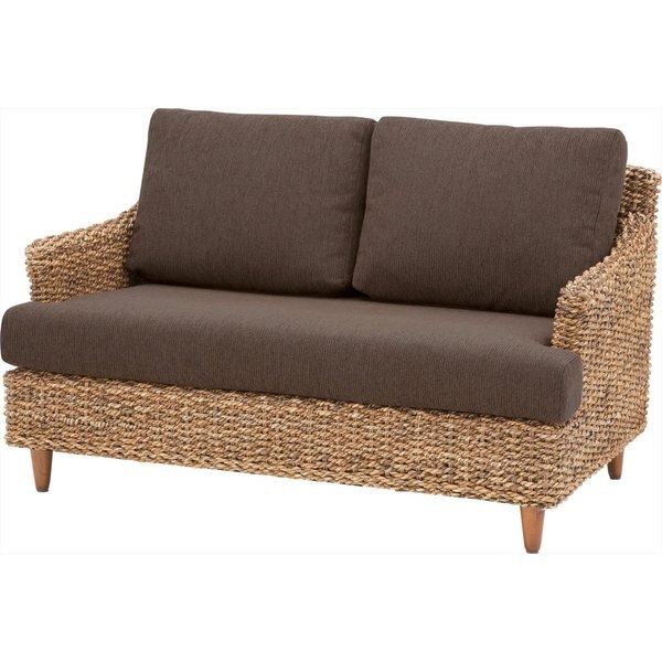 マニラ麻のアジアンなガーデンソファ 2人掛 北欧 ナチュラル ソファ アウトドア ガーデン