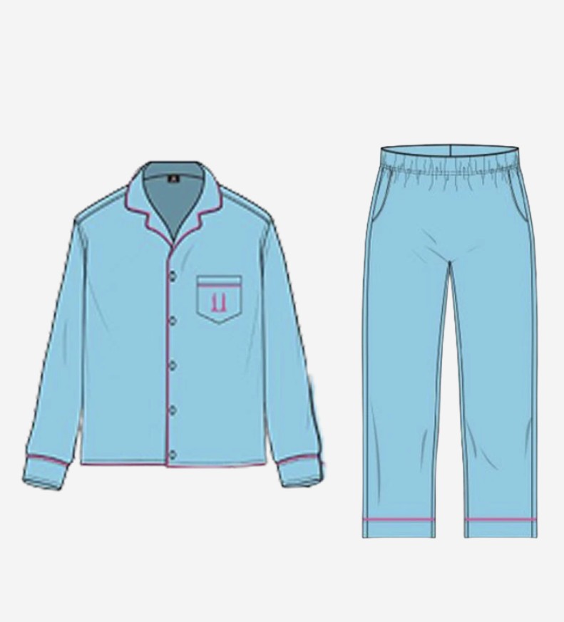 【G-DRAGON】 G-DRAGON UBERMENSCH PAJAMA SET : SKY BLUE