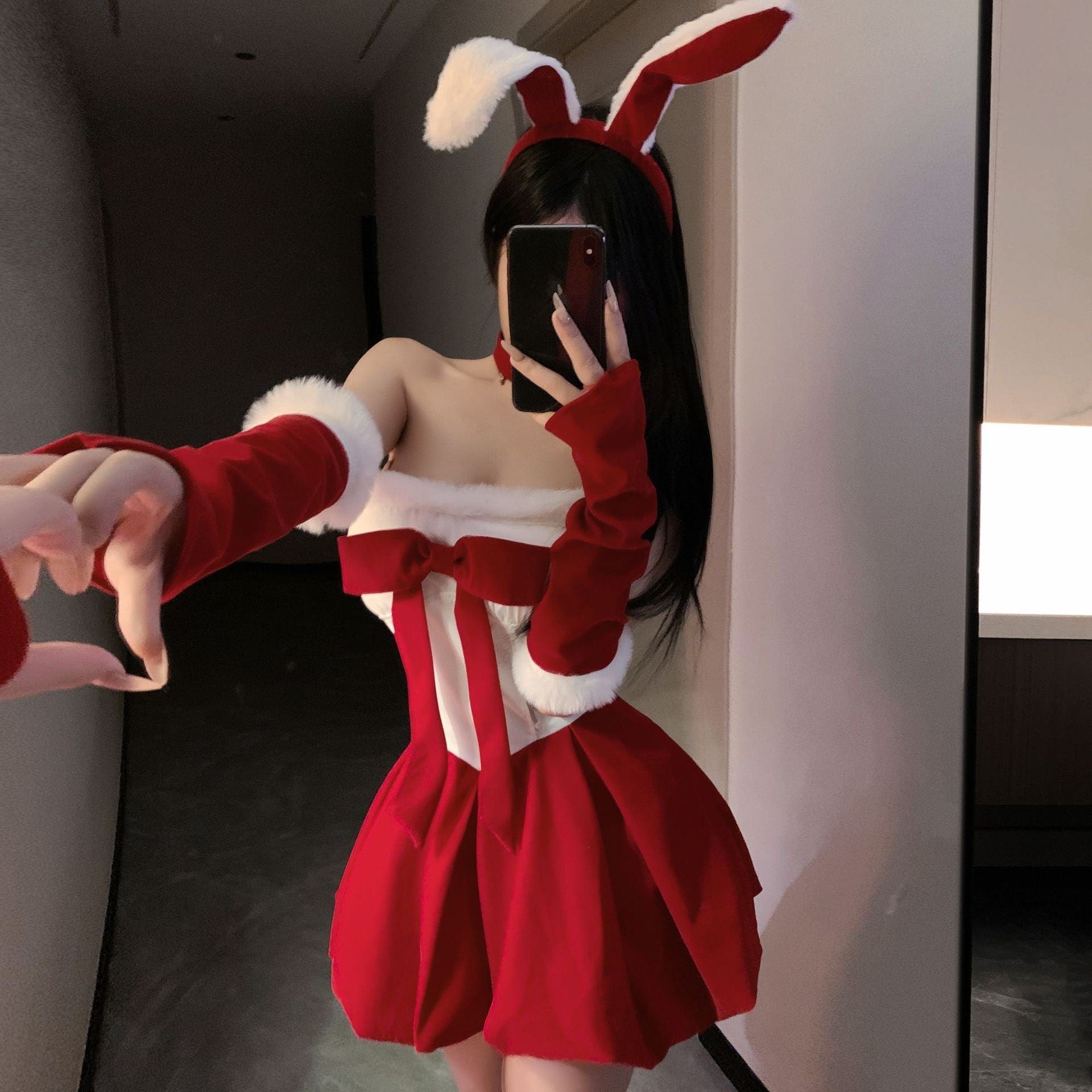 制服 服 デート ベルベット サンタ 服 25大人気急速発送無料 セットクリスマス 4,223円