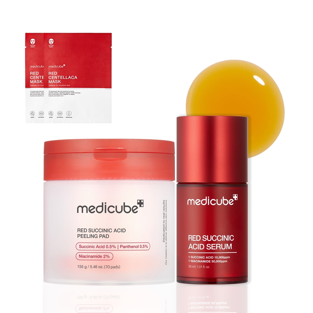 [ストア単独構成] トラブルの跡 2種セット_ソクシニックパッド 70枚跡セラム 30ml