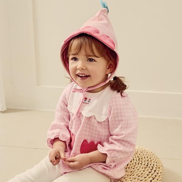 オッドデイチェックボディスーツ上下(帽子)(PINK)_01S127951_GN