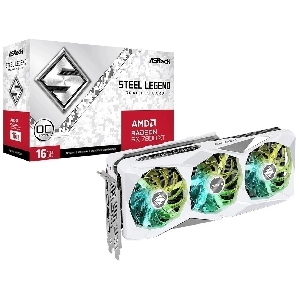Radeon RX 7800 XT Steel Legend 16GB OC [PCIExp 16GB] ビデオカード