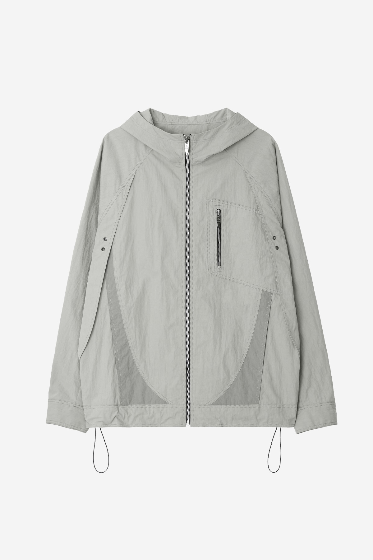 【BLR】ARC PANEL WINDBREAKER JACKET : BEIGE