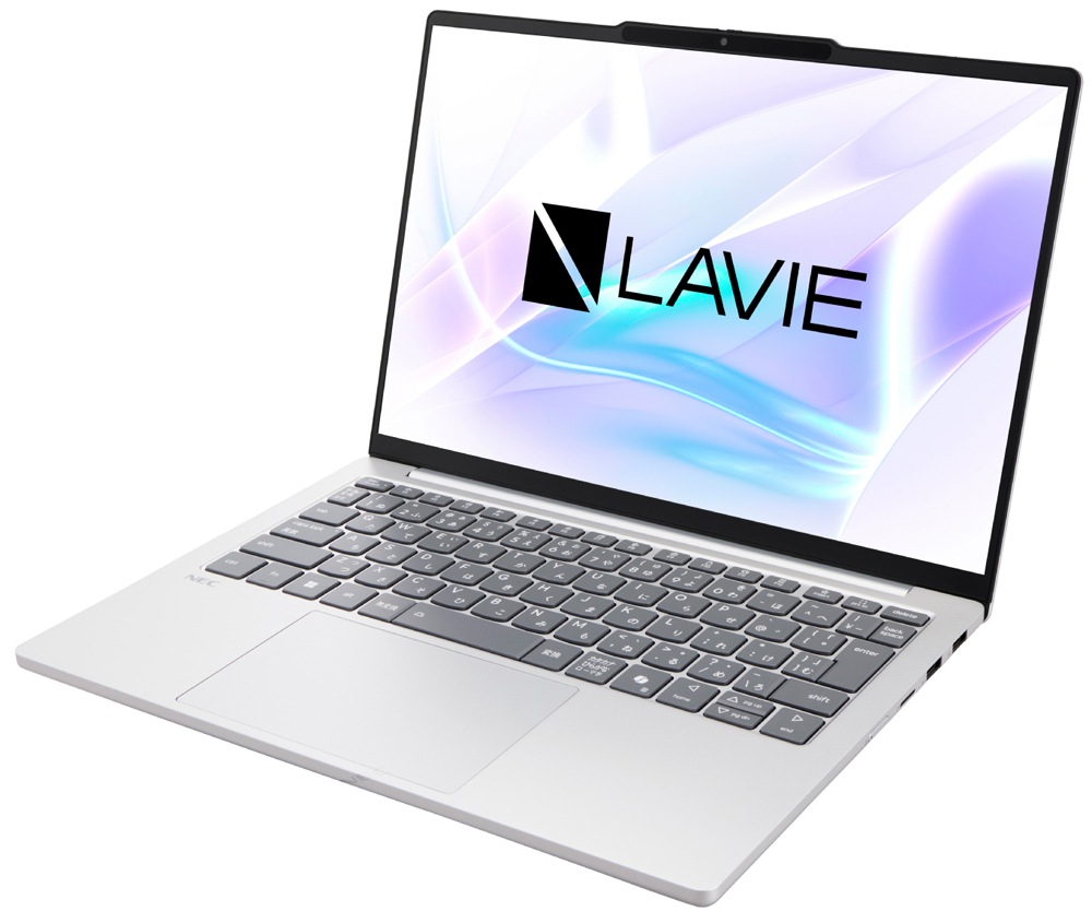 NECエヌイーシー ノートパソコン LAVIE N13 Slim(13.3型/Windows11/Office2024/Ryzen 7 7735HS/メモリ 16GB/SSD 512GB)ライトシル