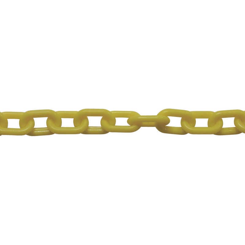ニッサチェイン　ニッサチェイン プラスチックチェイン 黄 4mmX30M PW40　YELLOW