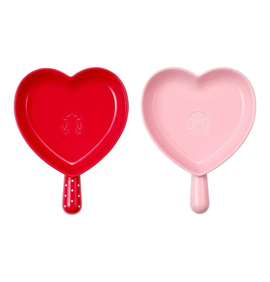 ハートフル ハンドル プレート セット (2P) 韓国スターバ グッズ
