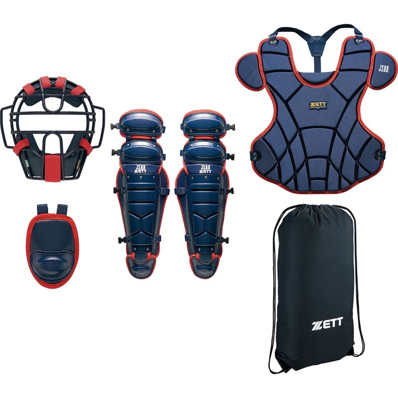 軟式キャッチャー防具 4点セット 野球 ソフトナンシキ セット (bl303set-2964)