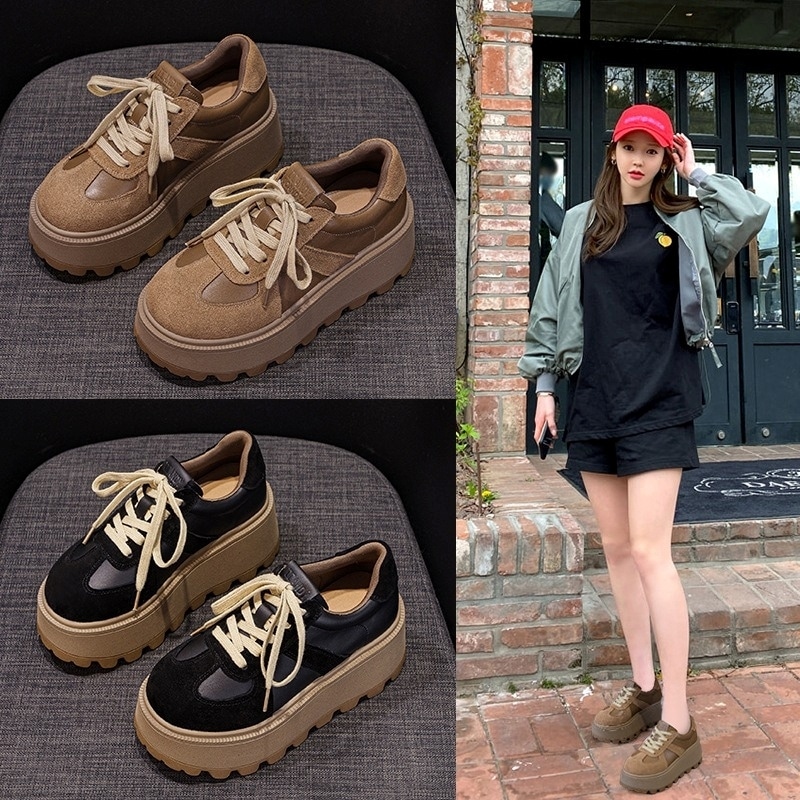 シューズ 靴 スニーカー レディーススニーカー 厚底スニーカー 8センチ 厚底 ダッドスニーカー 痛くない 歩きやすい 美脚 脚長 大人可愛い カジュアル 大人 おしゃれ 大人っぽい こなれ感 春 秋