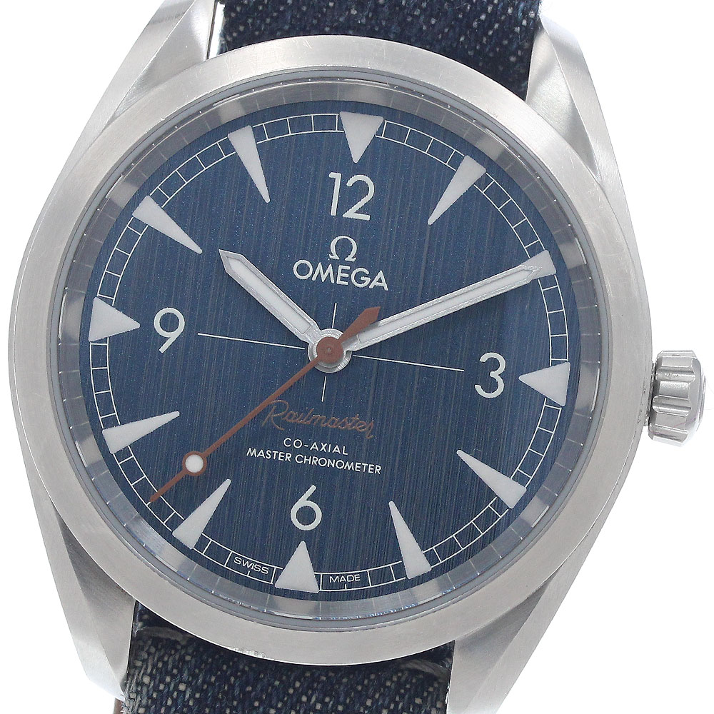 オメガ OMEGA 220.12.40.20.03.001 シーマスター レイルマスター コーアクシャル 自動巻き メンズ 保証書付き_951938【中古】