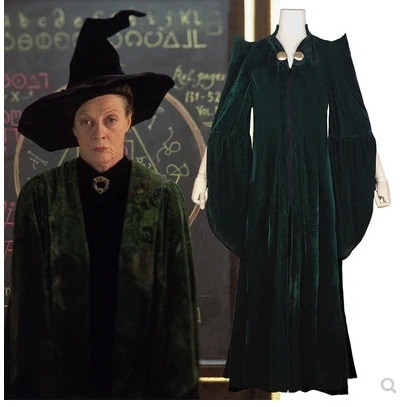 ハリーコスポッター衣装ミネルバマクゴナガルコスプレホグワーツ校長ローブ帽子