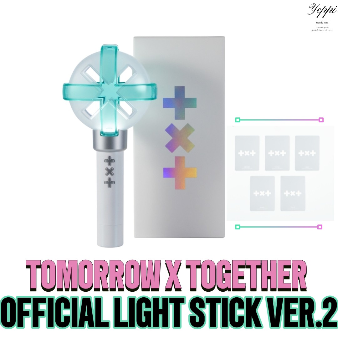 【 当日出庫 】TOMORROW X TOGETHER Official Light Stick [ ver.2 ]( 当店特典-公式ランダムフォトカード1枚贈呈) TXT公式ペンライト応援棒