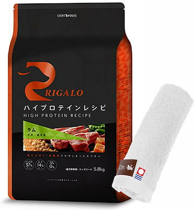 リガロ ハイプロテインレシピ 子犬成犬用 ラム 5.8kg ...のサムネイル