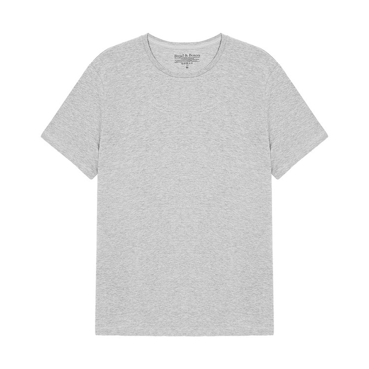 ブレッド＆ボクサーズ：ORGANIC COTTON CREW-NECK Tシャツ [グレー]【BNBUS101-030】 4,565円