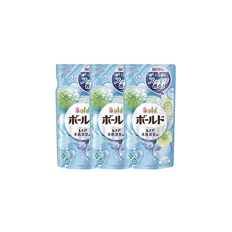 P&G 洗濯洗剤 ボールド フレッシュピュアクリーンの香り 詰替 715g【3個セット】
