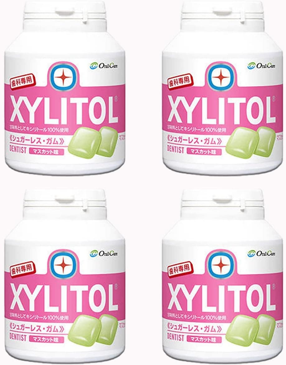 オーラルケア 歯科専用 ロッテ キシリトールガム ボトルタイプ 90粒 × 4本セット マスカット味