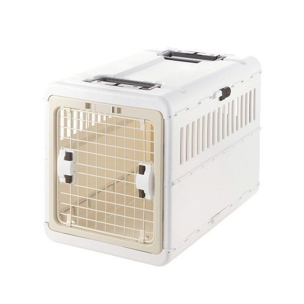 キャンピングキャリー折り畳み L アイボリー