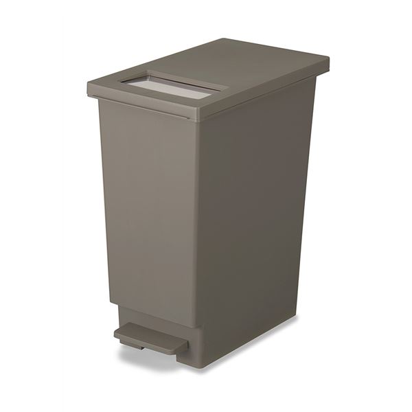 モダン ゴミ箱/ダストボックス 45L ブラウン ユニード プッシュ&ペダル45S リビング オフィス 店舗