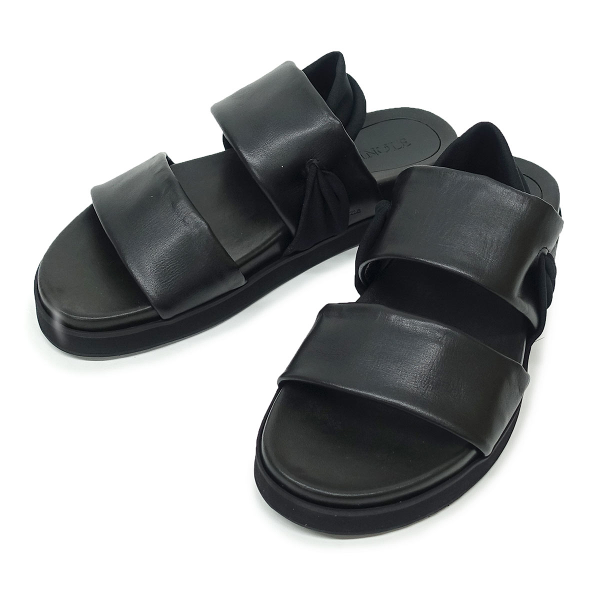 サンダル レディース SP-1707 ブラック 黒 la gommaコラボ ストラップサンダル スピングルムーブ