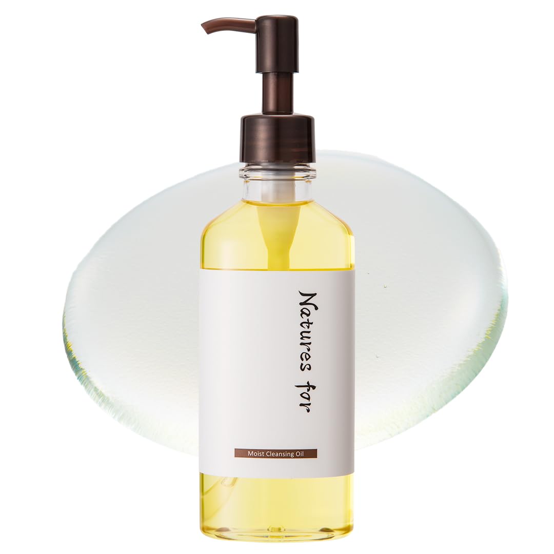[メイク落とし] ネイチャーズフォー モイストクレンジングオイル 毛穴汚れ 黒ずみ 乾燥肌 敏感肌 無添加 国産 オーガニック ネオナチュラル 180ｍL 1本