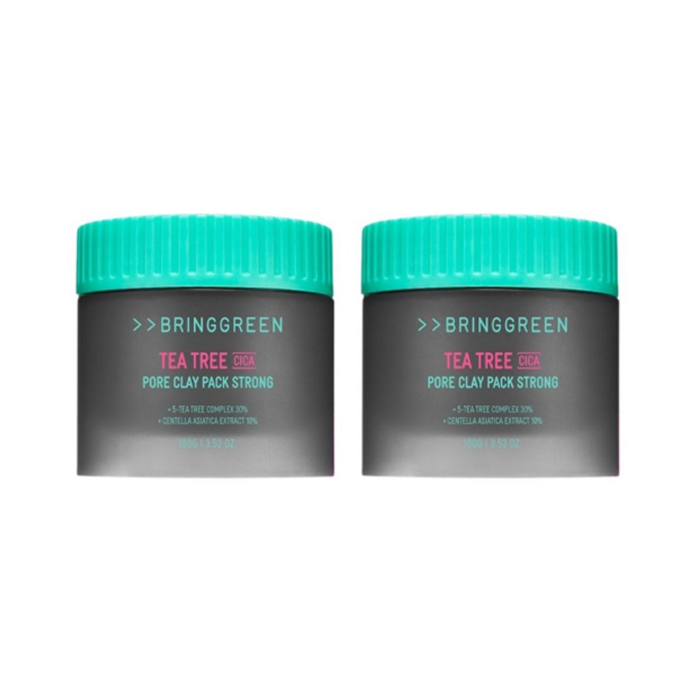 ティーツリーシカフォアクレイパックストロング100g+100g毛穴パック