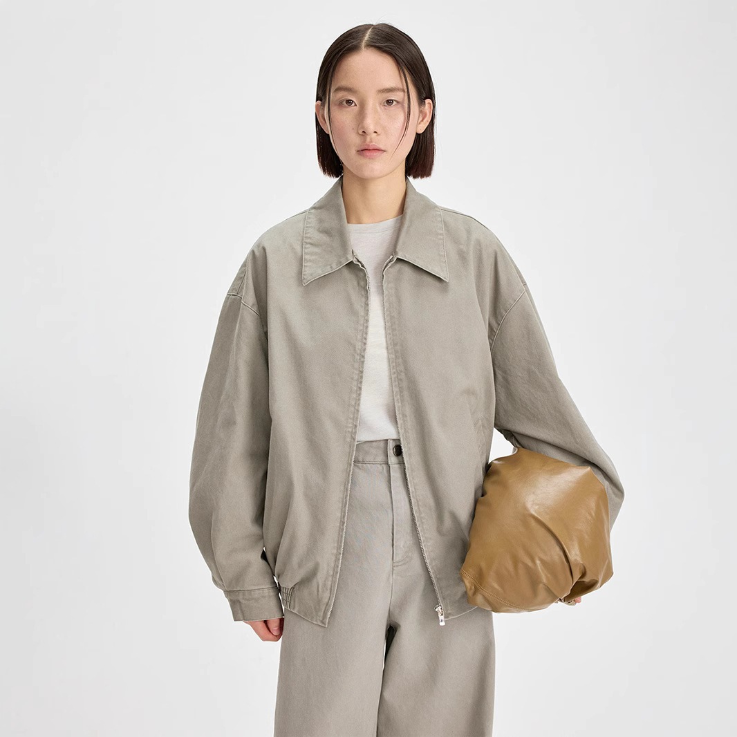 ラブとナンシー2025スプリングピュアコットン日本のルーズウォッシュ洗濯機オールマッチジャケット女性11669