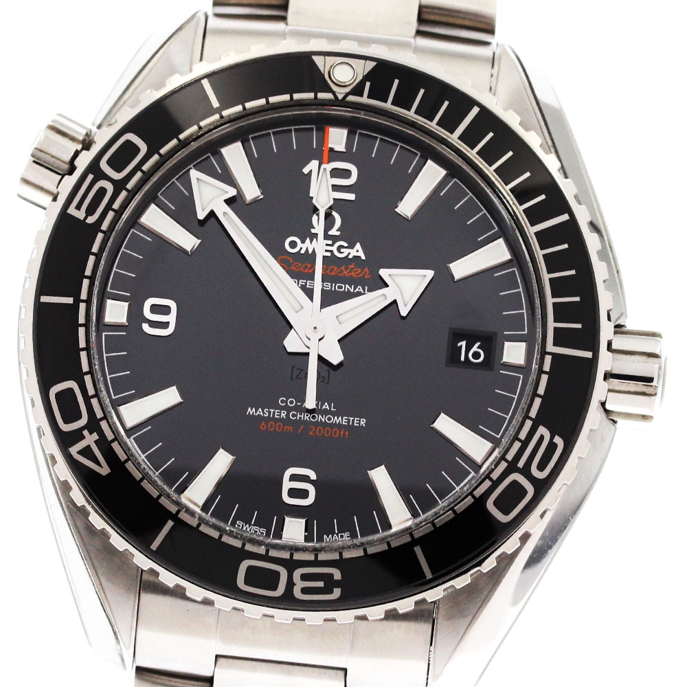 オメガ OMEGA 215.30.44.21.01.001 シーマスター600 プラネットオーシャン コーアクシャル デイト 自動巻き メンズ 保証書付き_877553【中古】