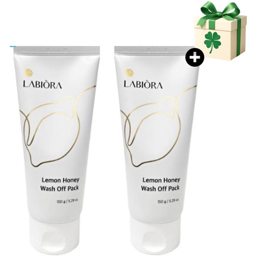 【1+1】レモンハニーウォッシュオフパック シーズン2 150g X 2個 洗浄タイプ 保湿感 ハリ感 肌引き締め 角質ケア 毛穴ケア ツヤ肌 柔らかい使用感