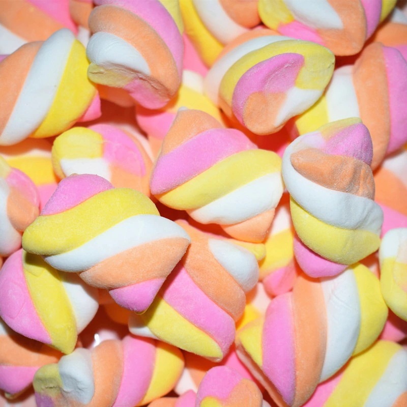 2個で3oo円OFF！カラーロープマシュマロカラフルなねじれねじれたロープケーキベーキングと装飾の原材料1000gのファッジスナック 誕生日プレゼント 子供の贈り物 誕生日プレゼント 子供の贈り物