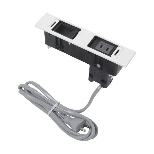 (まとめ）スガツネ工業デスクトップマルチタップDML型(210-020-486) DML-PB-WT 1個(×3セット) 27,049円