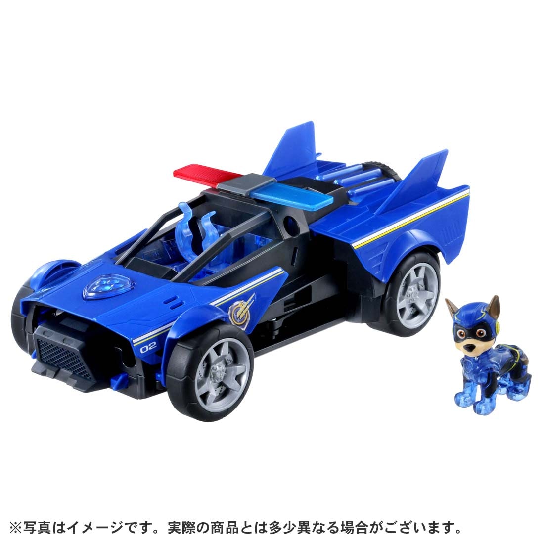 タカラトミー パウ・パトロール ザ・マイティ・ムービー DX変形ビークル チェイス マイティポリスカー パウP MM DXマイティポリスカー