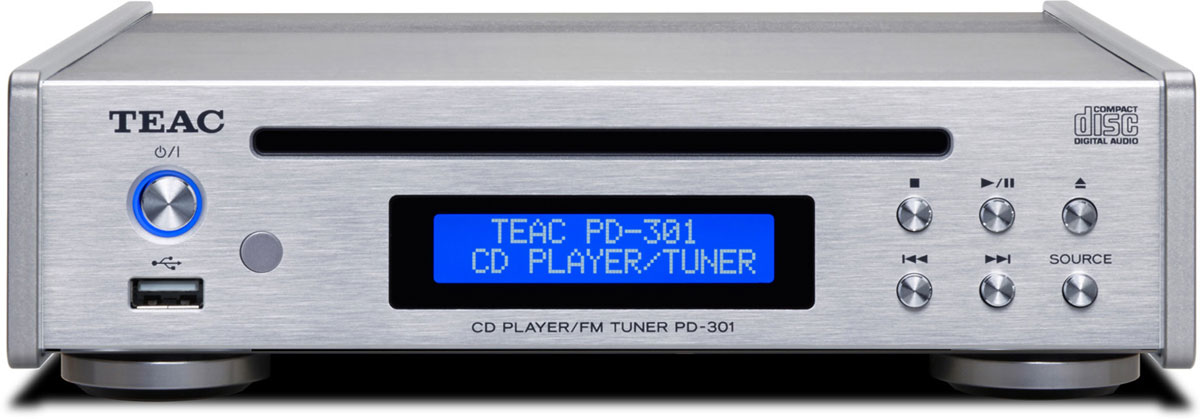 ティアック PD-301-X/S ワイドFMチューナー搭載CDプレーヤー（シルバー） PD301XS