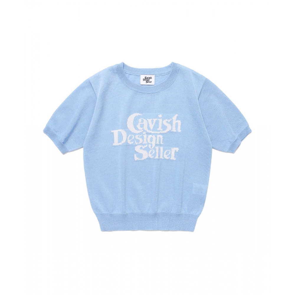 キャビッシュ W セラーロゴインターシャニットブルー (CV2EMFK601A) 6,746円